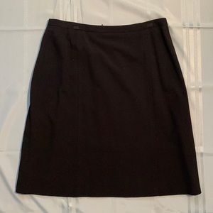 Black A line skirt